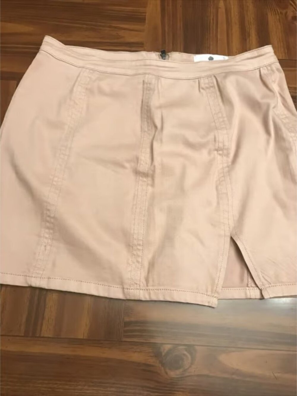 Everyday Chic Boutique Large Light Mauve Jean Skirt